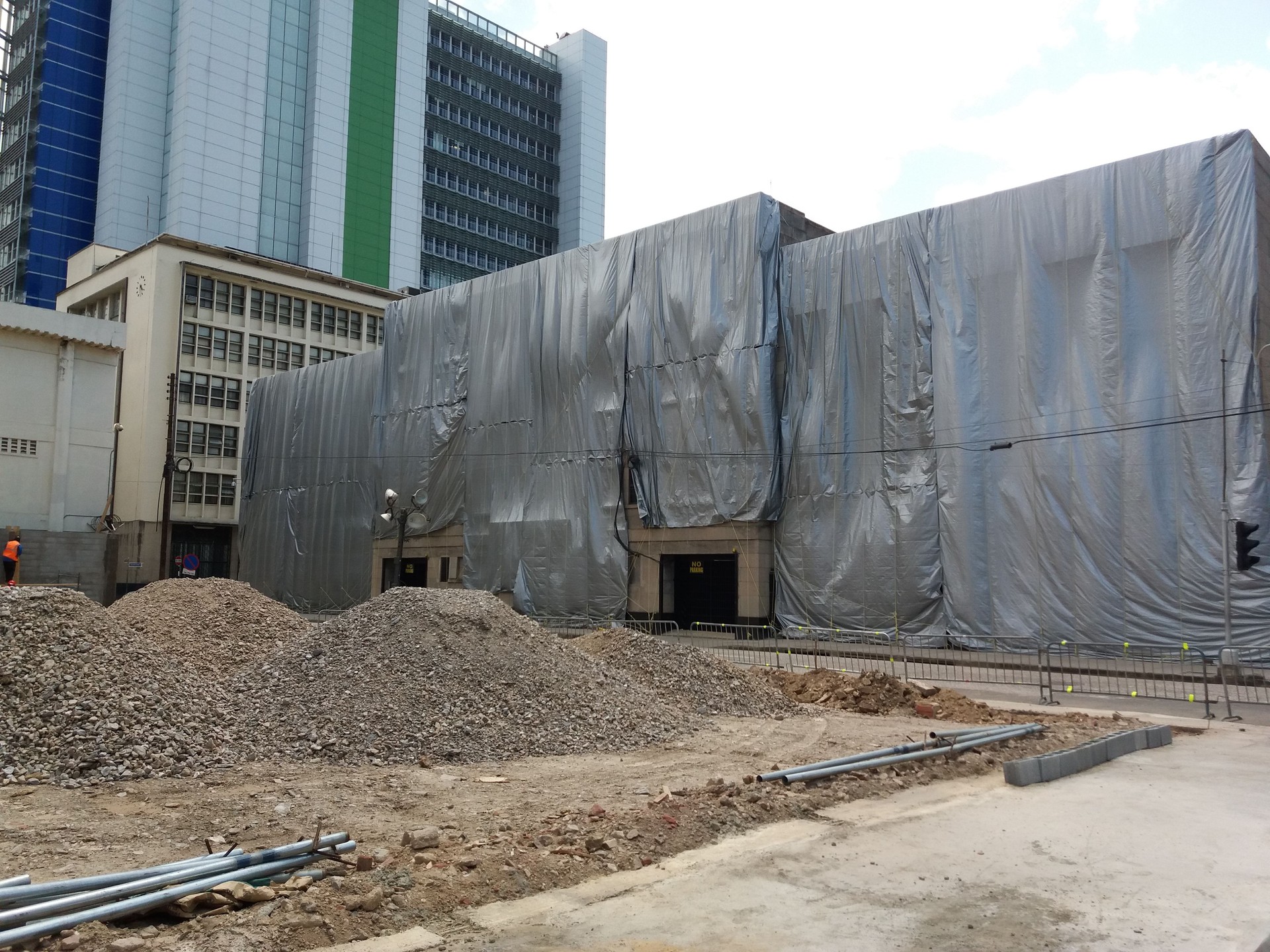 Protecting a building from demolition activity